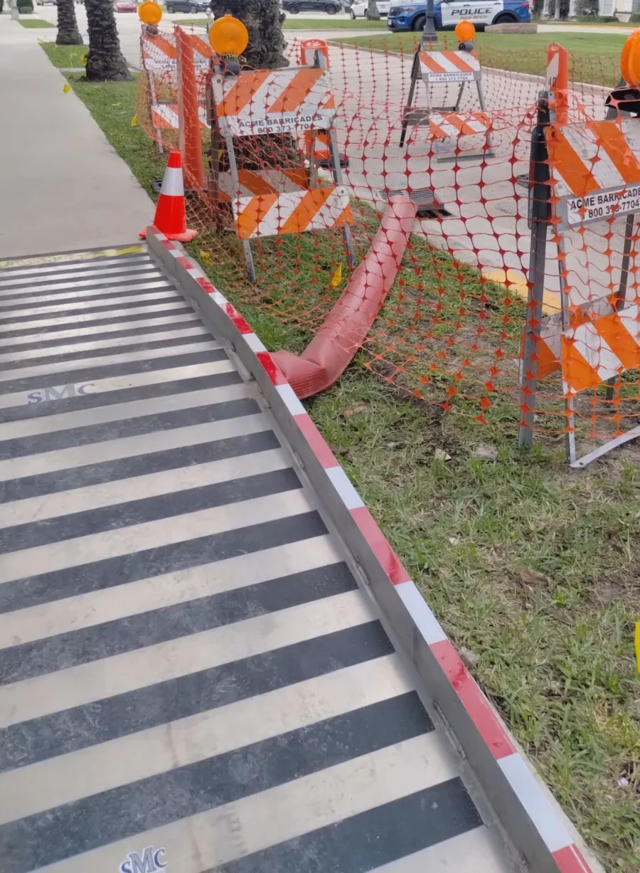 pump and cable ramp